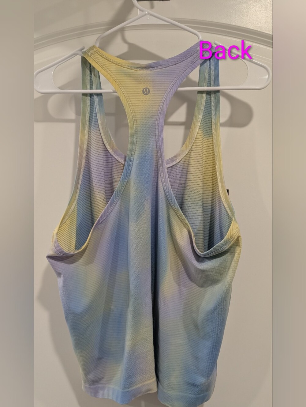 lululemon athletica Pastel Tie-Dye Swiftly Racerback Tank Size 14 Like New - Picture 2 of 5